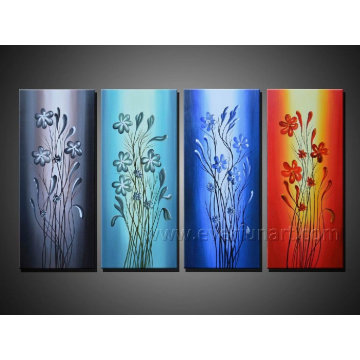 Handpainted Abstract Oil Painting on Canvas for Decor